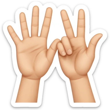 Sighend language Hebrew sticker