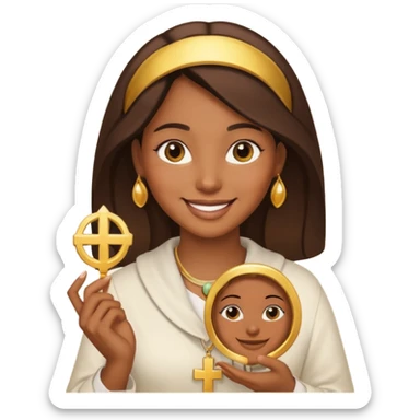 Poop feminine holy sticker