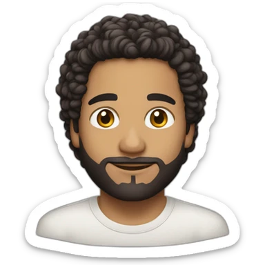 GUSTAVO-REYNOSO-STRAIGHTHAIR-LIGHTSKINCOLOR sticker