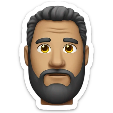 a huge man a giant sticker