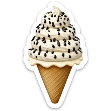 cookies and cream ice cream sticker