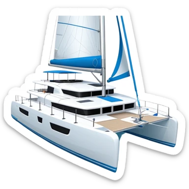 Make me a lagoon 43 catamaran sticker