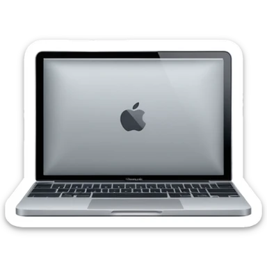 Search in MacBook sticker