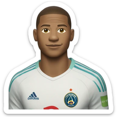Mbappé con disfraz de tortuga sticker