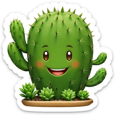 Spike from brawlstarsi sticker