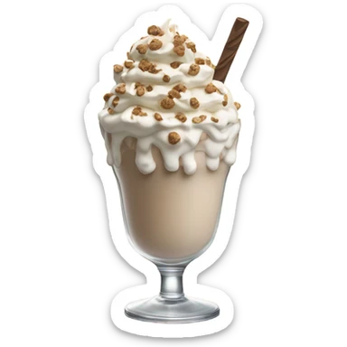 Cookie milkshake sticker