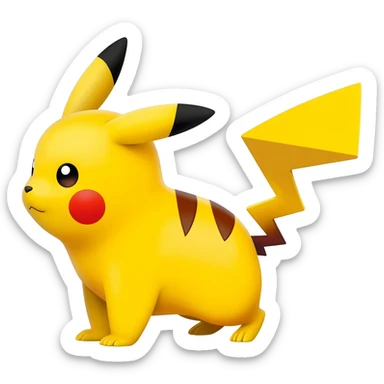 Pikachu sticker