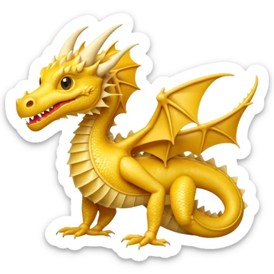 Dragon con cuerpo de pasta canelloni que el cuerpo enga su cuerpo normal con patas sticker