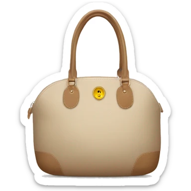 a beige, long champ handbag sticker
