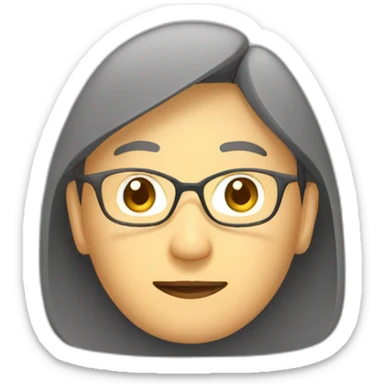 un père asiatique une mère avec des formes sticker