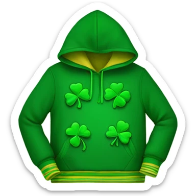 Clover hoodie sticker