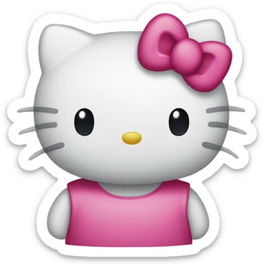 hello kitty  sticker
