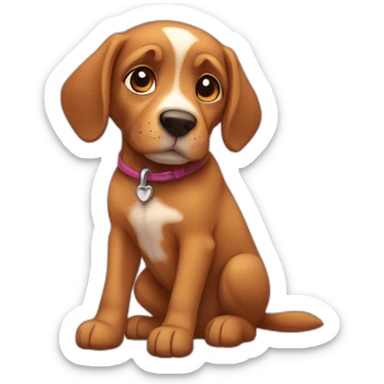 Cachorro caramelo sticker