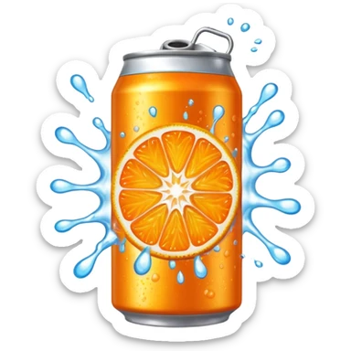 energy drink citrus explosion sticker