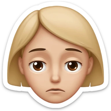 Very sad sticker