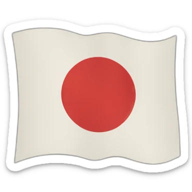 japan flag sticker