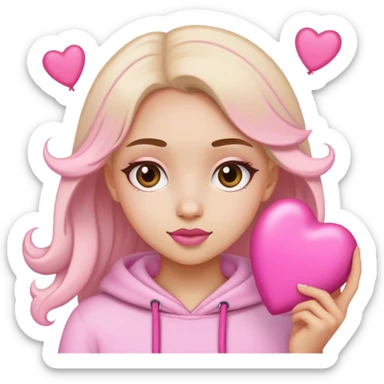 Girl things pink sticker
