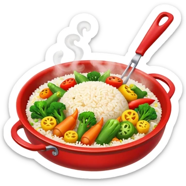 Create an emoji for Korean ishiyaki bibinba   sticker