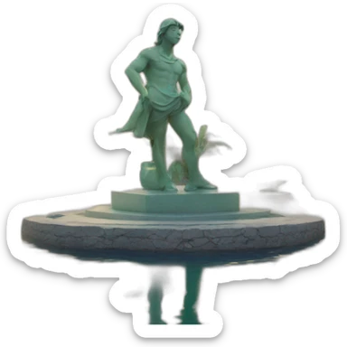 Statue de l'ile de pacques  sticker