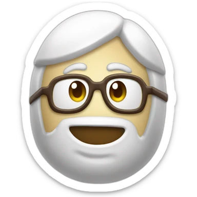 M&M’s blanc sticker