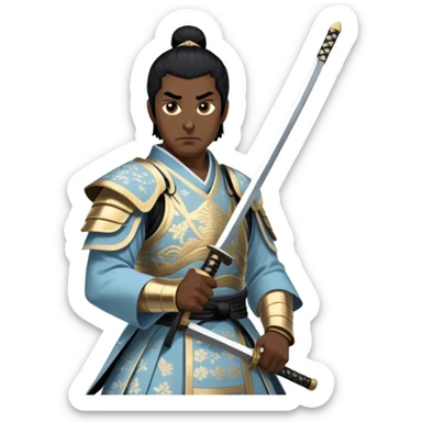 Elegant Samurai sticker