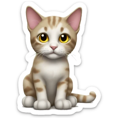Raggdoll cat sticker