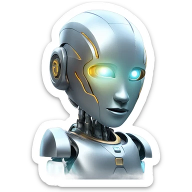 robot, avatar sticker