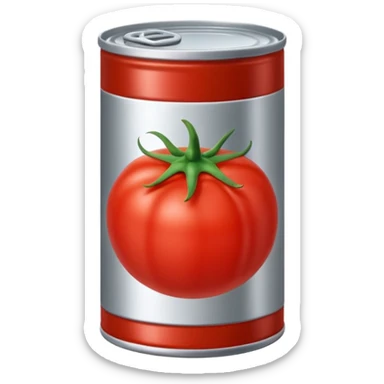can of tomato sauce sticker