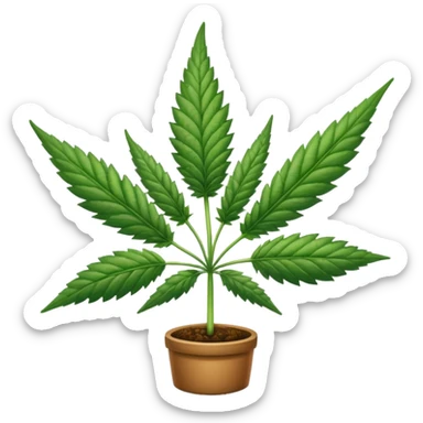 Weed sticker