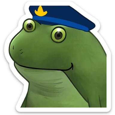 Brunette straight hair sticker