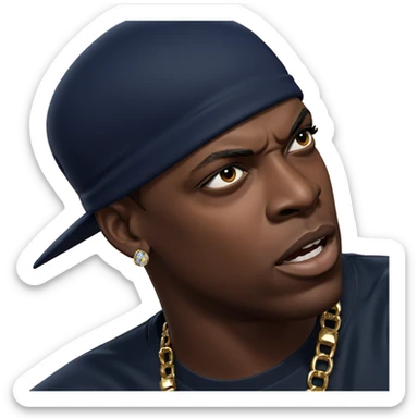 dark-skinned boy with jewelry sticker