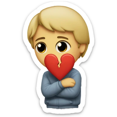 heart broken sticker