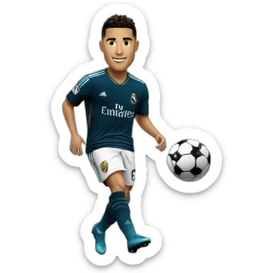 Ronaldo qui gagne le ballon dor sticker