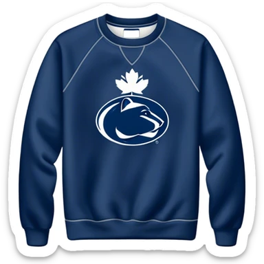 vintage navy blue penn state sweatshirt sticker