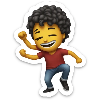 Dab me up emoji sticker