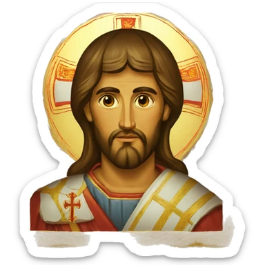 Orthodox Icon serbia sticker