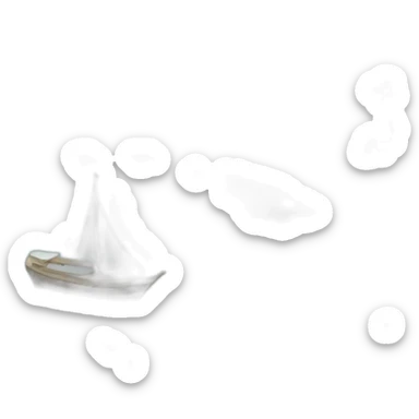 seaside with monuments sticker