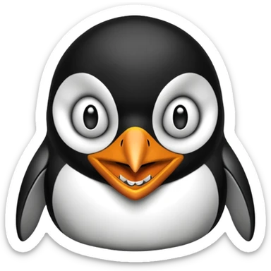 Penguin wicked sticker
