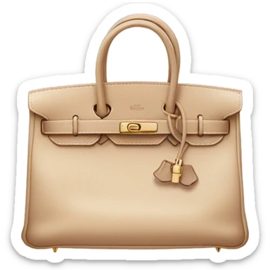 beige hermes birkin bag sticker