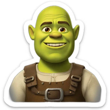 shrek dom sticker