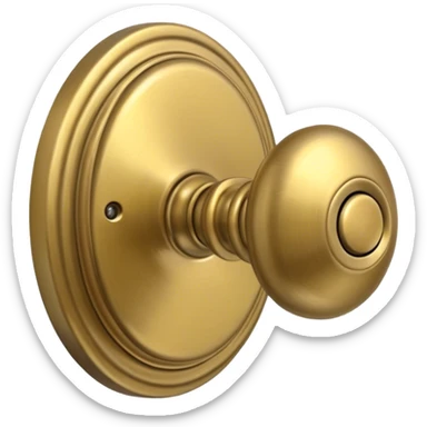 Doorknob sticker