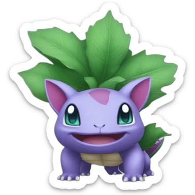 Ivysaur pokemon sticker