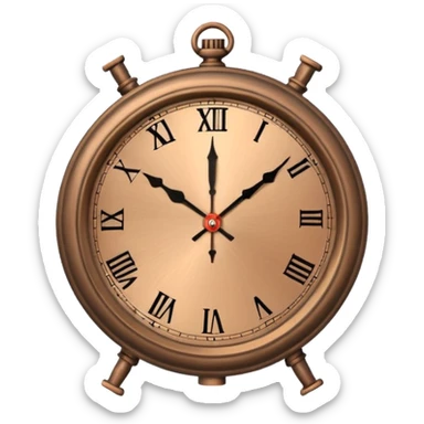 symbole du temps qui passe sticker