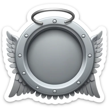 Letter C in multiple different shades of gray from light to dark, 50 shades of gray C, with angel halo sticker