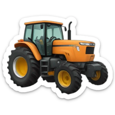 Tracteur tondeuse sticker
