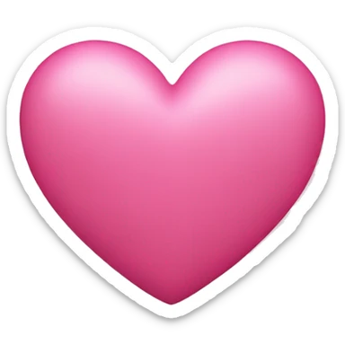 Pink heart  sticker