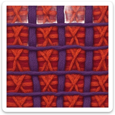 Knitiing hat sticker