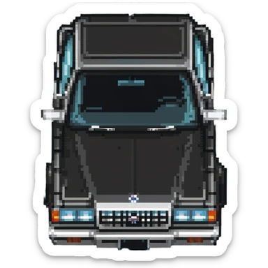 Toyota Crown 1980s model, vintage Japanese luxury sedan sticker