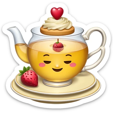 afternoon tea sticker