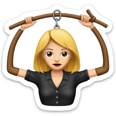 Dead hangwoman sticker